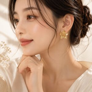 Blooming Gold Earrings