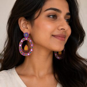 Exquisite Diya Earrings