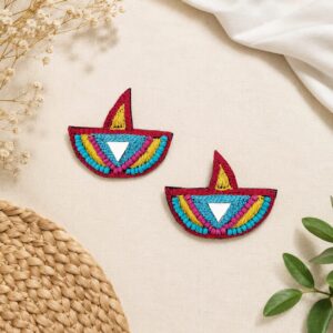 Handcrafted Diya Earrings