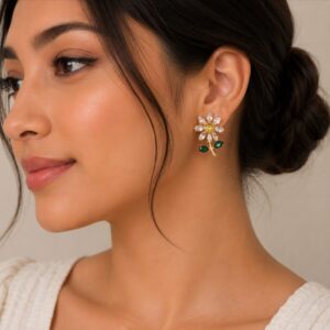 Crystal Blossom Earrings