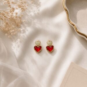 Amour Heart Earrings