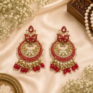 Mehar Chandbali - Red