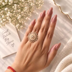 Crystal Maze Adjustable Ring