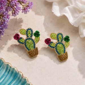 Cactus Garden Earrings
