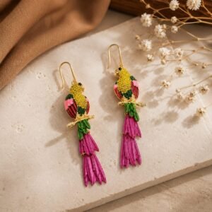 Parrot Statement Earrings