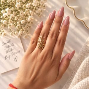 Blossom Vine Adjustable Ring