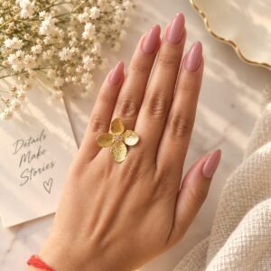 Fleur Petal Adjustable Ring