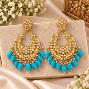 Aqua Charm Earrings